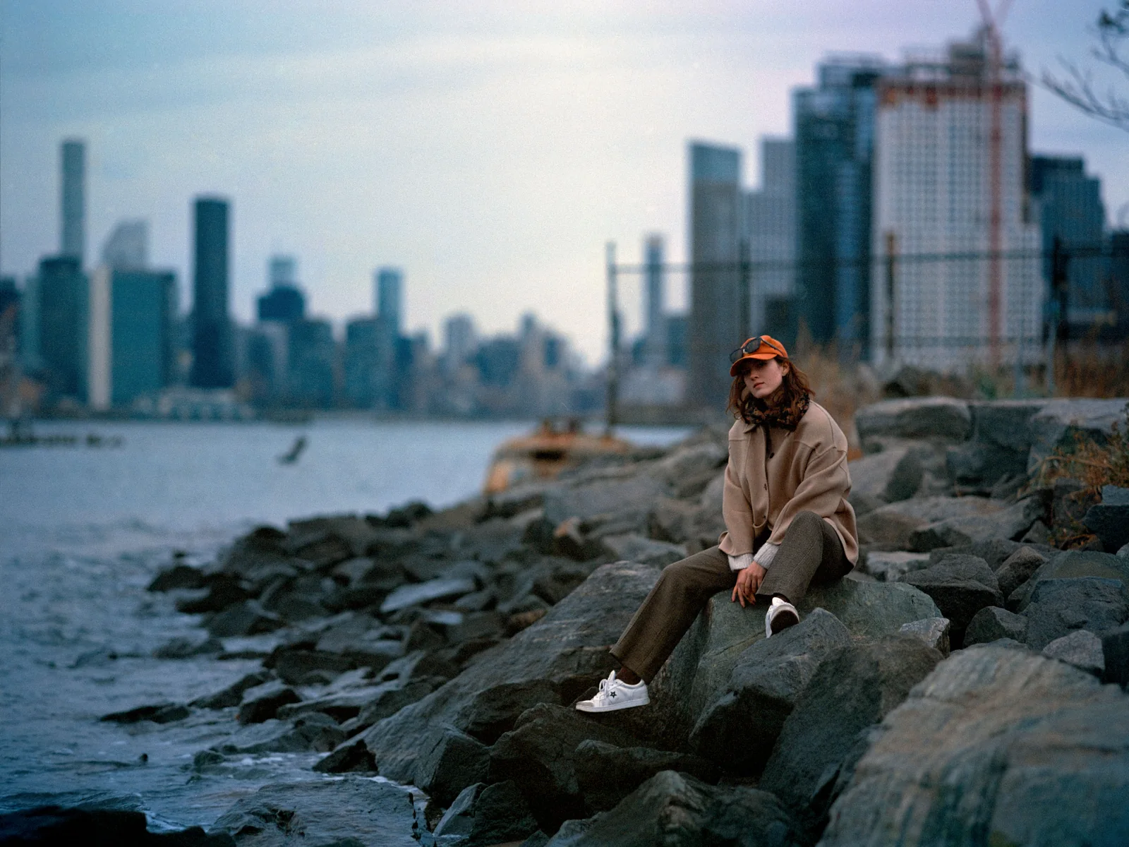 Waterfront portrait in New York